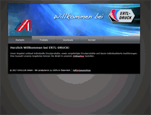 Tablet Screenshot of ertl-druck.com